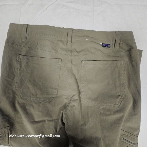 Patagonia Womens Zipper Cargo Pockets Brown tan  Pinyon Pines Pants Sz 6 NW-OT - Picture 8 of 16